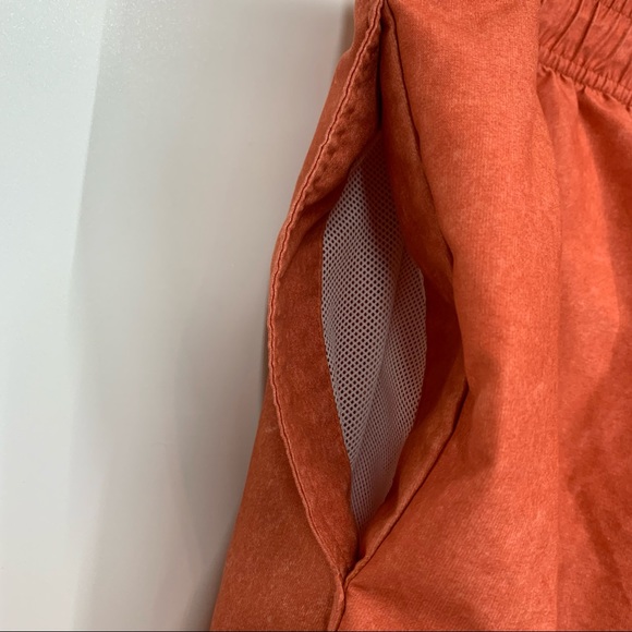Goodfellow Mens Orange Pull On Swim Trunks With Pockets Drawstring Net Lined XL - Picture 7 of 15